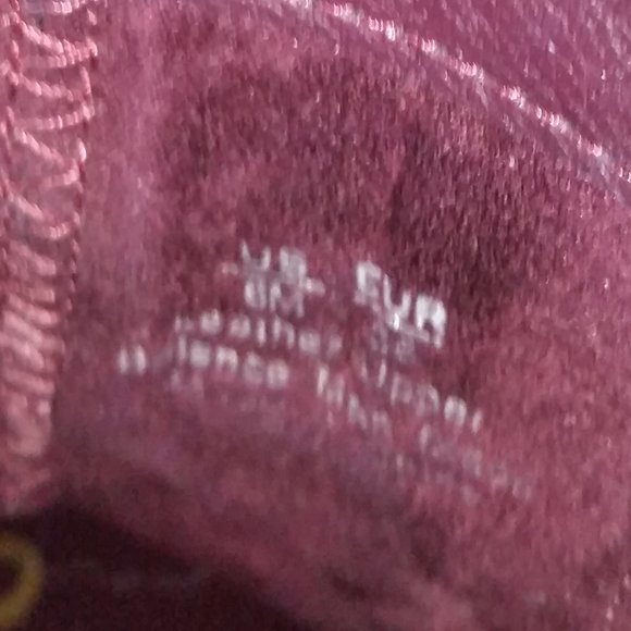 Sam Edelman gold studded plum leather slip on ankle boots - Picture 6 of 6